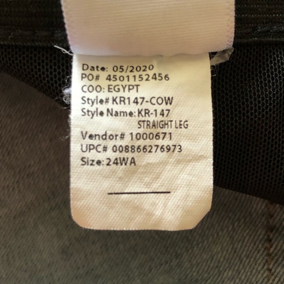 Kim Rogers Women Straight Jeans Size 24W Dark Wash Plus Size Tummy Control - Picture 11 of 16